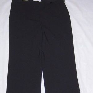 CALVIN KLEIN Black Classic Fit Dress Pants Inseam 33" Size 8 NWT